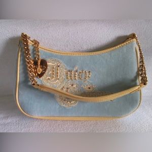 RARE BLUE AND YELLOW JUICY COUTURE PURSE!! **VINTAGE**